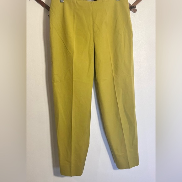 Piazza Sempione Pants - Piazza Sempione Audrey cotton Blend Cropped green Pants Size US8